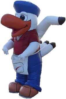 inflatable duck cartoon